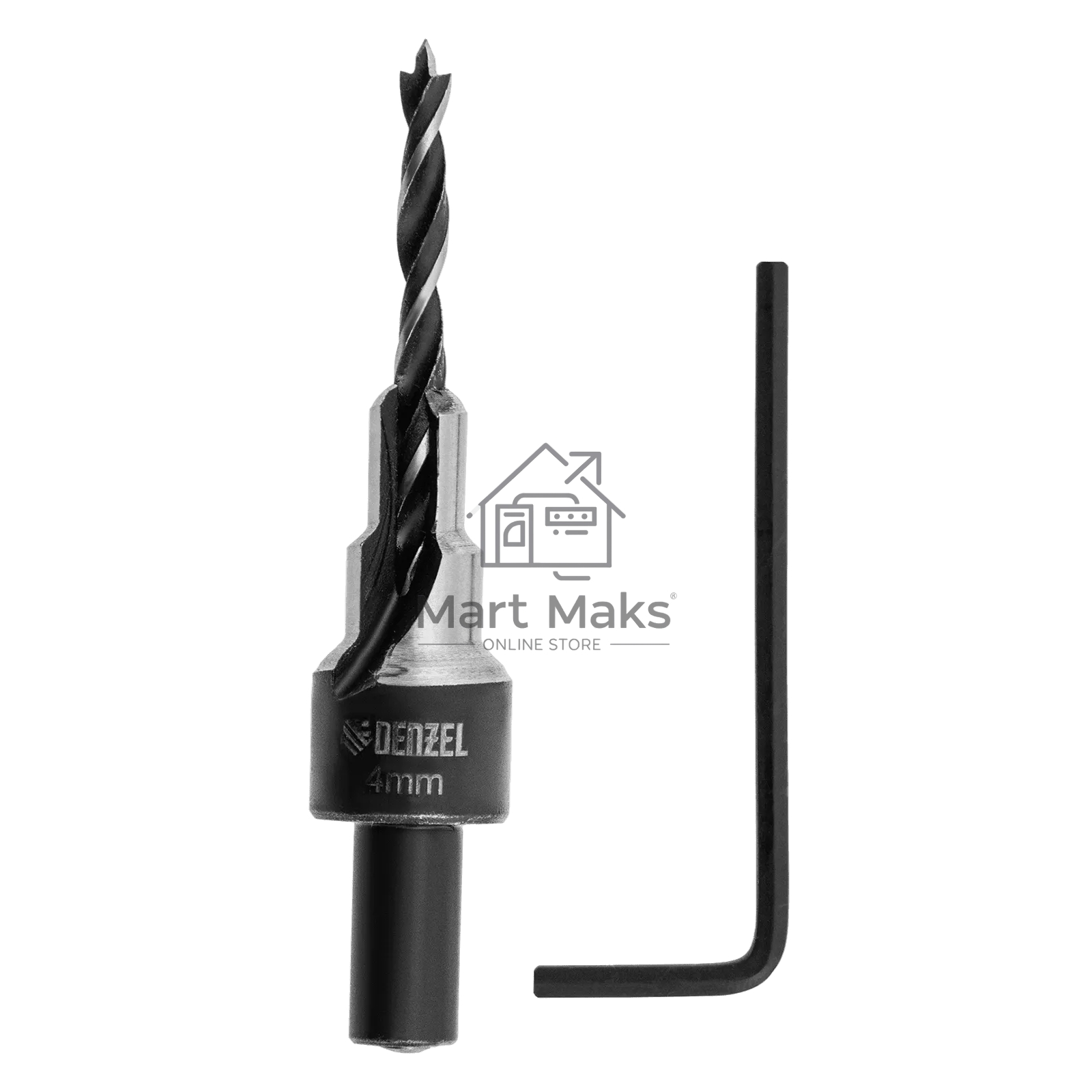 Сверло-зенкер под конфирмат Denzel 4 мм
