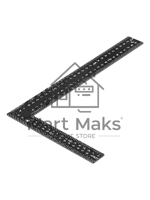 Угольник Denzel 200 х 300 мм, алюминиевый, лазерная гравировка