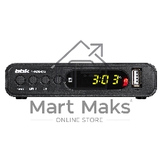 Приставка для цифрового ТВ BBK SMP028HDT2 черный, DVB-T2, DVB-T, HDMI, USB 2.0