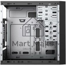 Корпус Foxline FL-733R-450W, Mini-Tower, чёрный, БП 450 Вт