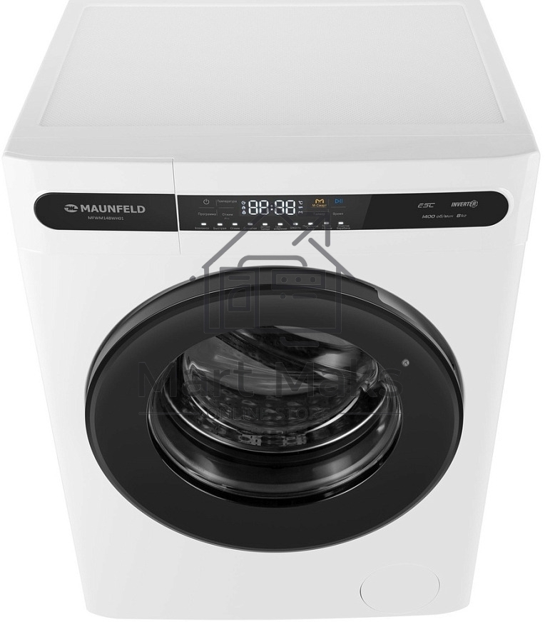 Стиральная машина Maunfeld MFWM148WH01 белый, загрузка фронтальная 8 кг, 1400 об/мин., класс: А+++