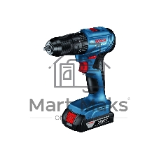 Дрель-шуруповерт аккумуляторная Bosch GSB 185-LI, 18В, 2 АКБ, Кейс