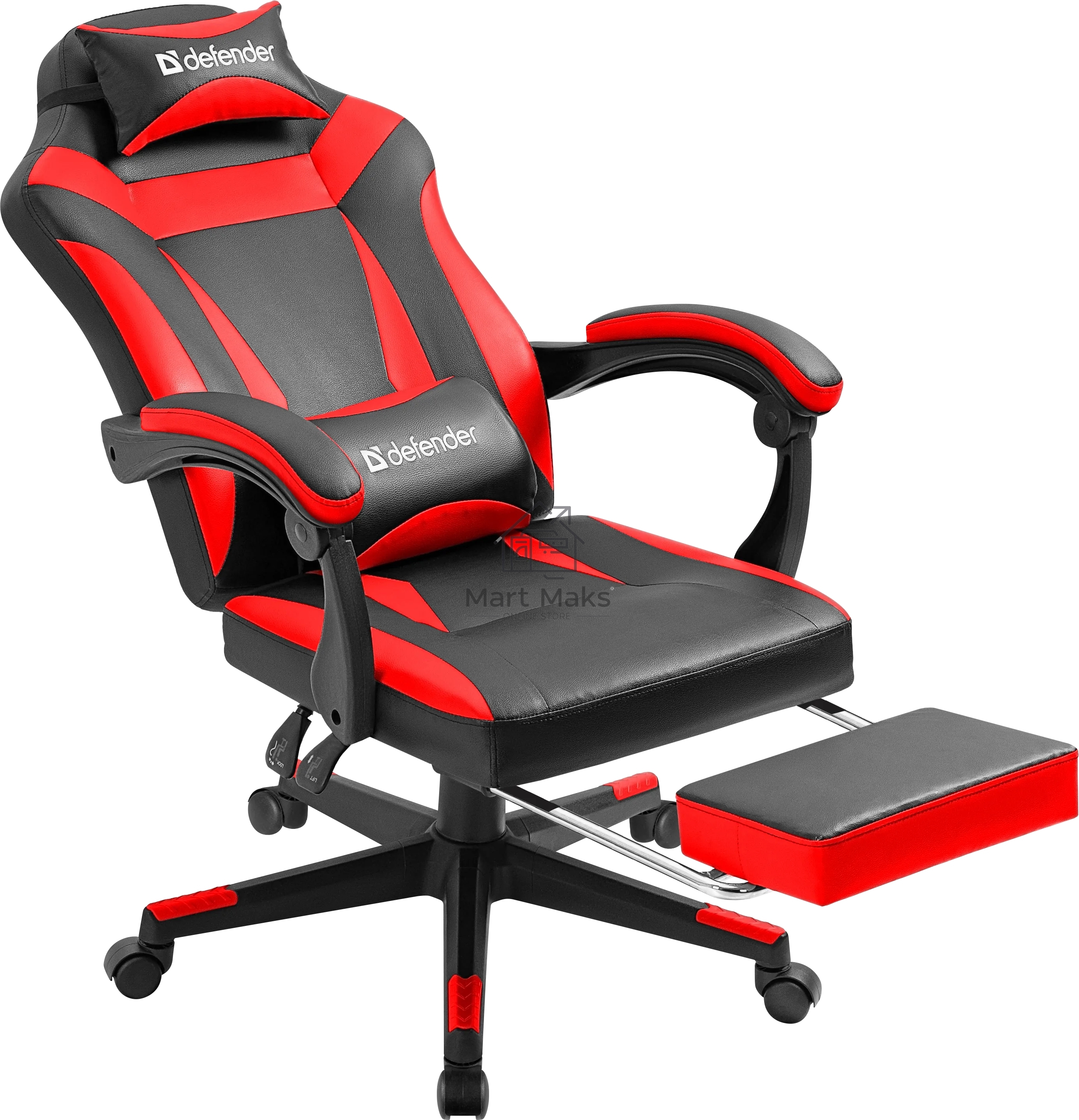 Кресло игровое Defender CRUISER BLACK/RED PU