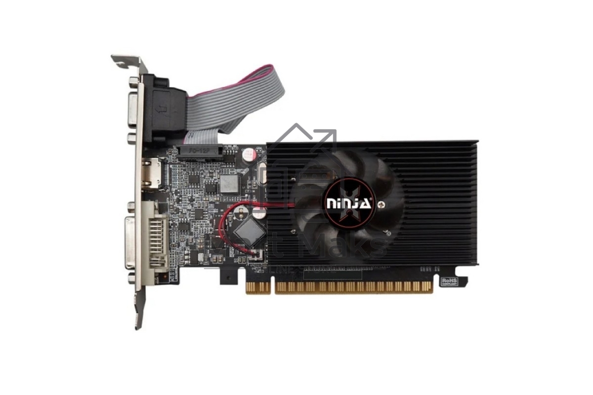 Видеокарта Ninja (Sinotex) GT710 1GB 64bit DDR3 DVI HDMI CRT PCIE