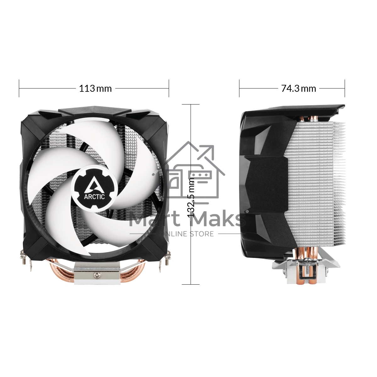 Кулер Arctic Freezer 7 X  1200/1150-56, Ryzen (AM4)  RET  (ACFRE00077A)
