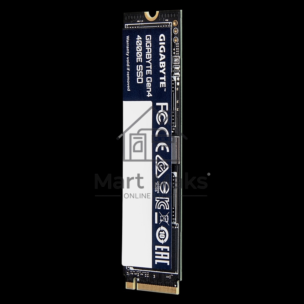 Накопитель SSD Gigabyte 4000E, 1Tb, PCIe 4.0 x4, M.2 2280, NVMe, R/W 4000/3900