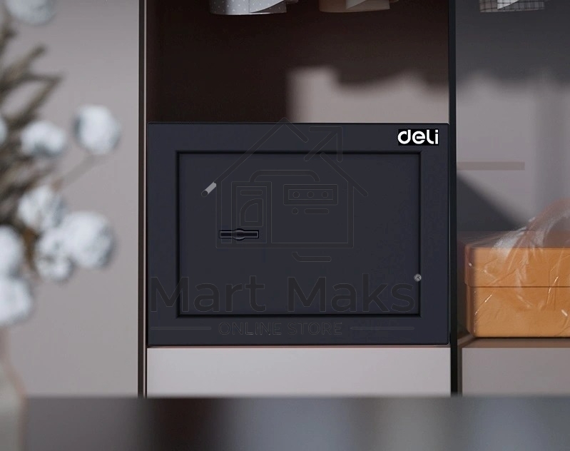 Сейф Deli Srock ET560 170x230x170мм ключевой