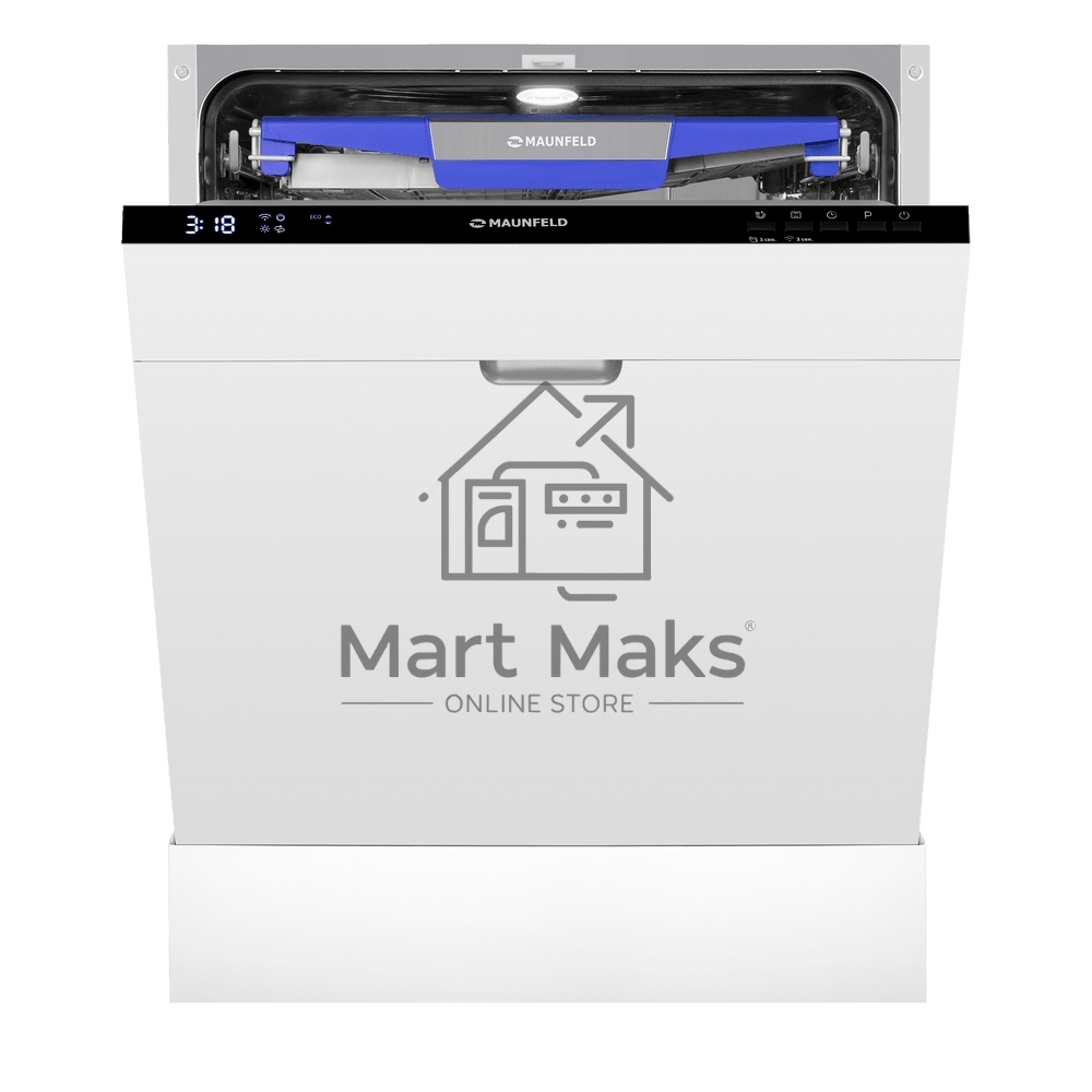 Посудомоечная машина Maunfeld MLP60230 Light Beam Inverter Wi-Fi, нержавеющая сталь, 59.5 см, 14 компл., 44 дБ, класс A+++
