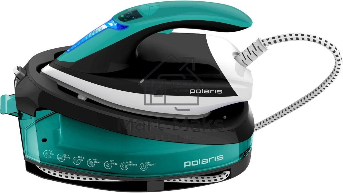 Паровая станция Polaris PSS 7510K зеленый/черный