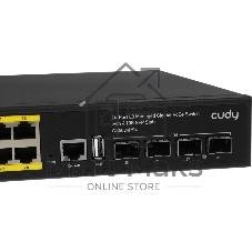 Коммутатор Cudy GS5024PS4, 24×1 Гбит/с, 4×10 Гбит/с SFP+