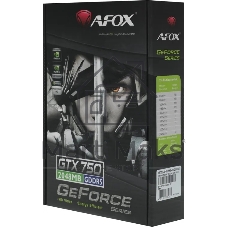 Видеокарта AFOX GeForce GTX 750 AF750-2048D5H6-V3, 2 GB GDDR5, 128 bit, DVI, HDMI, DisplayPort, GPU 1085 MHz OEM