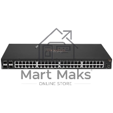 Коммутатор HPE Aruba Networking CX 6000 48G 4SFP (R8N86B), 48×1 Гбит/с + 4×1 Гбит/с SFP Uplink, управляемый