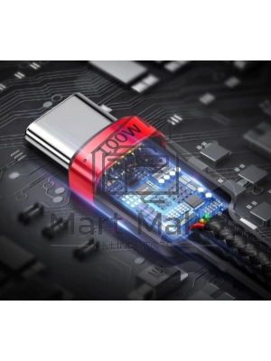 Кабель Thunderbolt4/USB4 Type-C, 5K@60Hz, 40Gbps, PD 100W, 5A, VCOM, 1.2м CU540M-1.2M