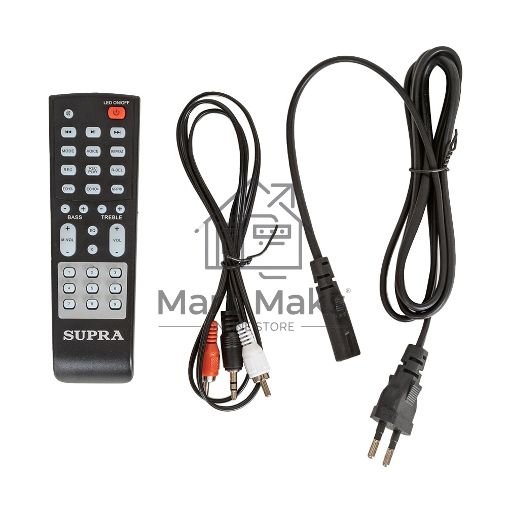 Минисистема SUPRA SMB-980 черный 1000Вт FM USB BT SD