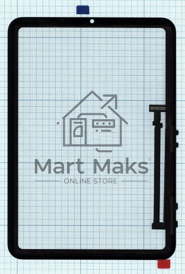Сенсорное стекло (тачскрин) для iPad Mini 6 2021 (A2567, A2568), черное