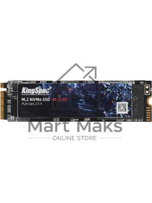 Накопитель SSD KingSpec NE-128, 128Gb, PCIe 3.0 x4, M.2 2280, R/W 1800/600