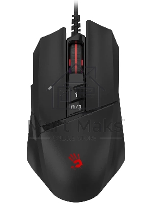 Мышь проводная A4Tech Bloody W65 Max Mini черный, 12000 dpi, USB, кнопки - 9