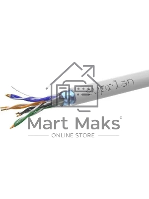 Кабель информационный Suprlan Median 01-1033-1, кат.5E FTP 4X2X24AWG PVC внутренний 305м, серый