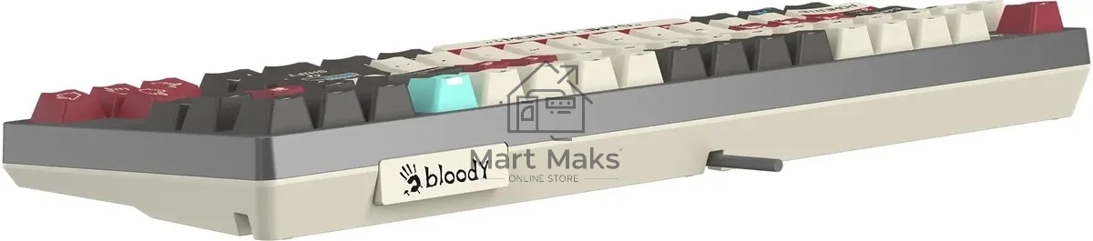 Клавиатура A4Tech Bloody S87 Pixels Red проводная USB серый/белый