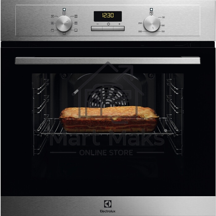 Духовой шкаф электрический встраиваемый Electrolux EOF3H00BX нержавеющая сталь