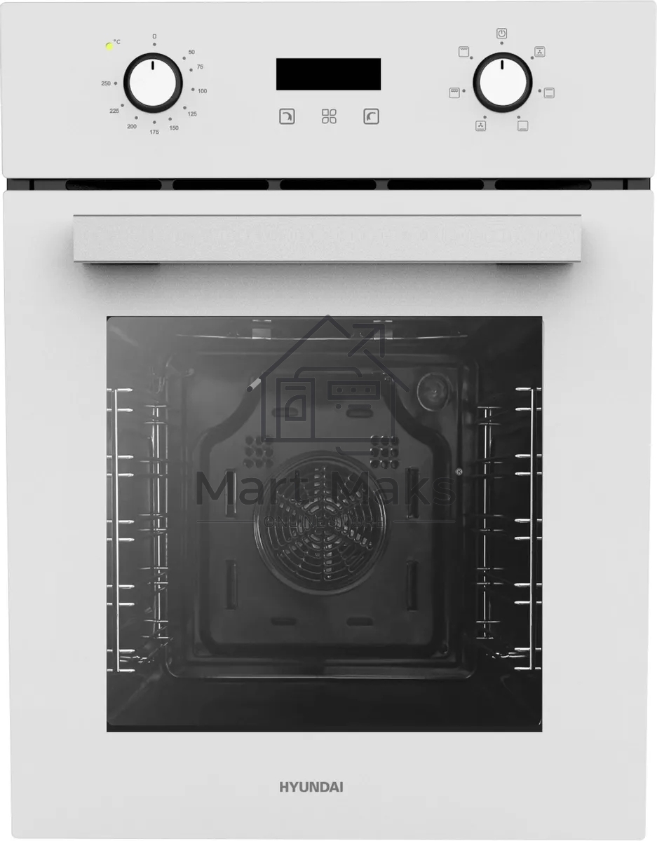 Духовой шкаф электрический Hyundai HEO 45411 WG белый стекло