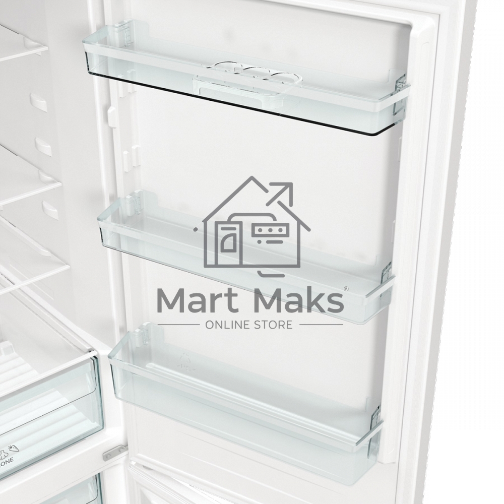 Холодильник Gorenje NRK619EEW4 белый двухкамерный 203/99л морозилка снизу, No Frost