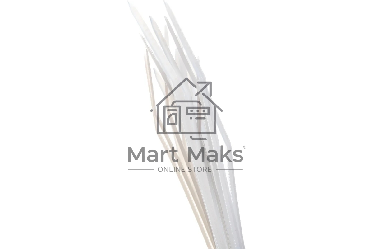 Нейлоновые стяжки FORTISFLEX КСС 3х200 мм белый 100 штук 49394