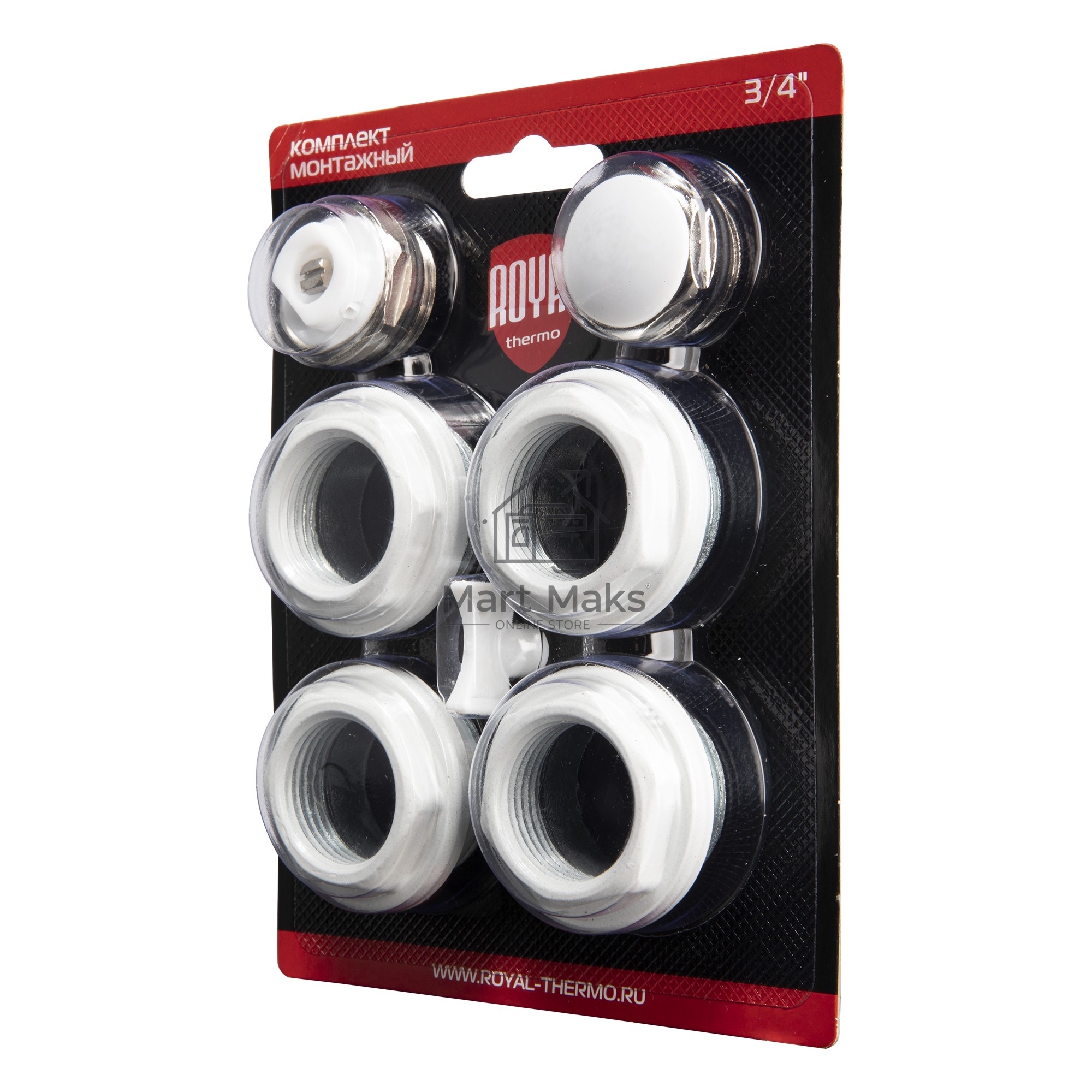 Комплект монтажный Royal Thermo 1”х 3/4