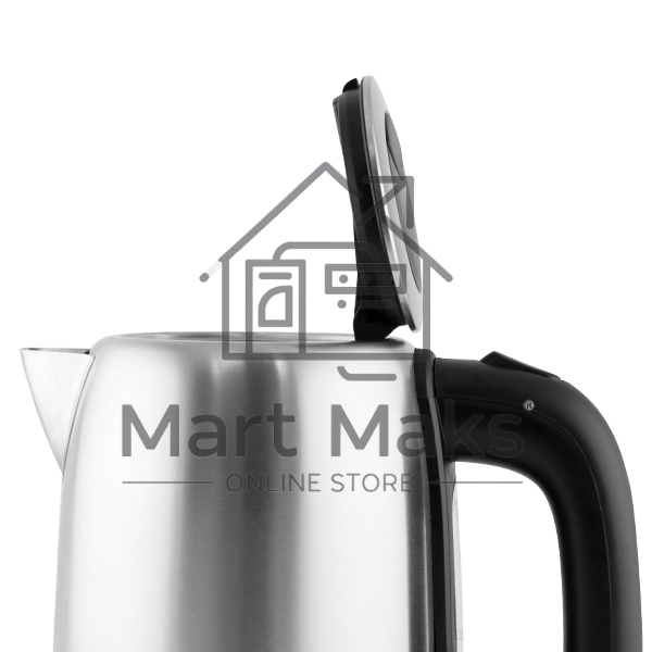 Чайник электрический BQ KT1821S черный/стальной, 2200 Вт, 1.7 л