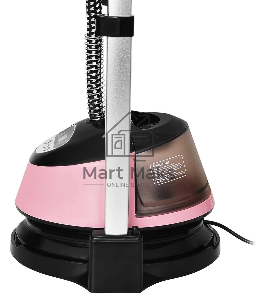 Отпариватель Hyundai H-US02543 розовый/черный, 1800 Вт, 40 г/мин, 1350 мл