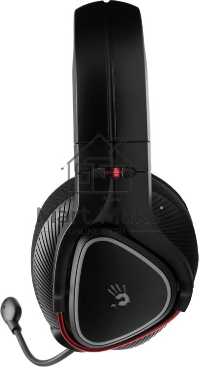 Гарнитура проводная с микрофоном A4Tech Bloody MR710 черный BT оголовье (MR710 BLACK)