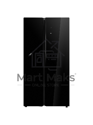 Холодильник Korting KNFS 91797 GN черный двухкамерный 335/175л морозилка сбоку, No Frost, Side by Side