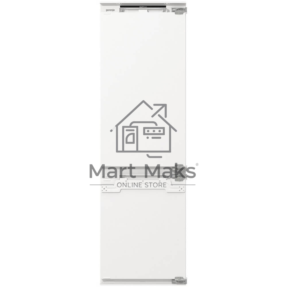Встраиваемый холодильник Gorenje NRKI517142, полезный объем 243 л, электронное управление, цифровой дисплей, автоматическое размораживание No Frost, быстрое замораживание, интенсивное охлаждение, зона свежести с контролем влажности, слайдерное крепление, энергоэффективность А+