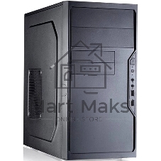 Корпус Foxline FL-733R-450W, Mini-Tower, чёрный, БП 450 Вт