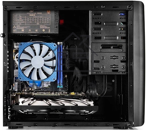 Компьютерный корпус Deepcool SMARTER, mATX/mini-ITX, без БП, 1x USB 3.0, 1x USB 2.0.