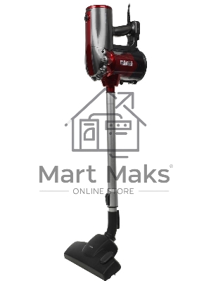 Пылесос вертикальный Centek CT-2561 красный/черный, питание от сети, 150 Вт, уборка сухая, пылесборник 0.5 л