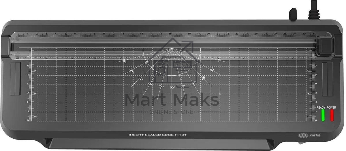 Ламинатор Cactus CS-LAB-F1 черный A4 (70-125мкм) 25 см/мин (2 вал.) хол. лам. лам. фото