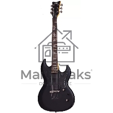Электрогитара SCHECTER DEMON S-II ABSN - электрогитара 6-струнная, 24 лада, корпус: липа, гриф клен, накладка венге, на болтах, звукосниматели: HH, Schecter Diamond Active HB-105S, регулировки громкость, тон, 3х позиционный переключатель, Цвет: Aged Bla