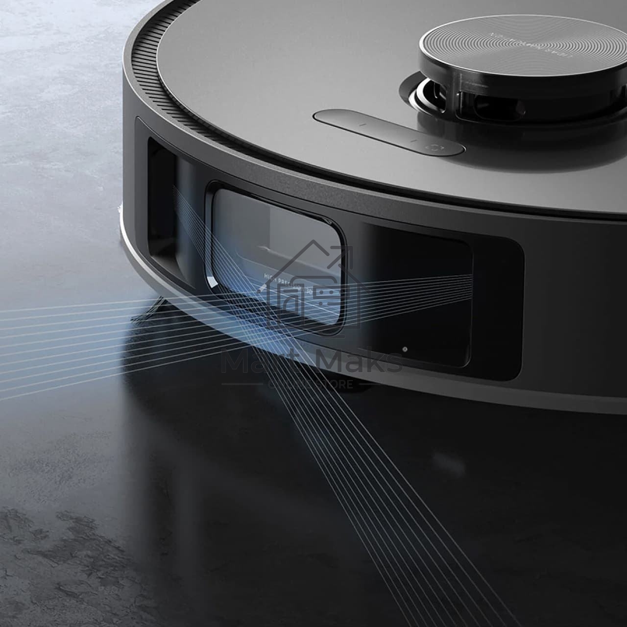 Робот-пылесос Xiaomi Dreame DreamerBot L10s Pro (RLS6L) черный, 5200 мАч Li-Ion, уборка влажная/сухая, пылесборник контейнер 0.45 л