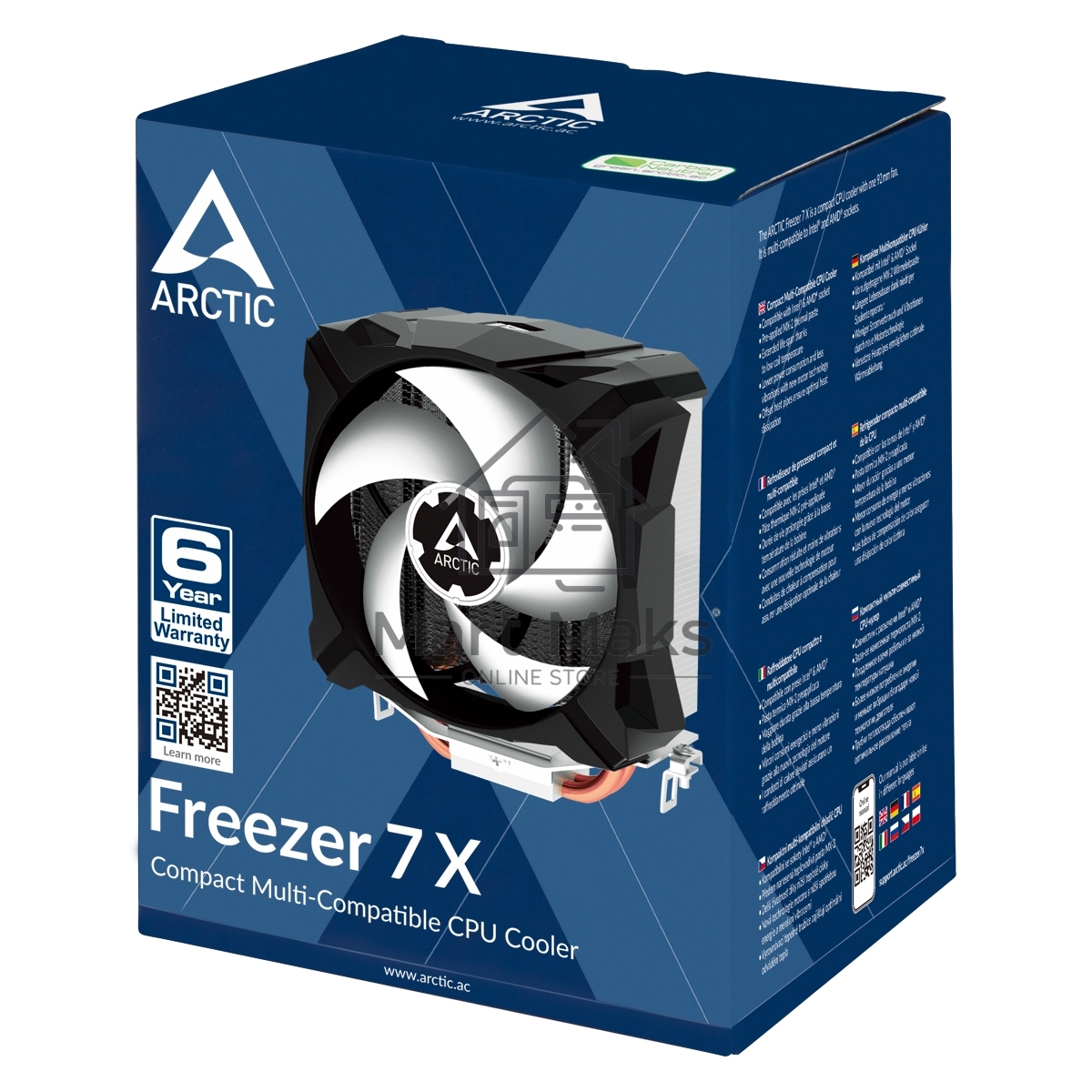 Кулер Arctic Freezer 7 X  1200/1150-56, Ryzen (AM4)  RET  (ACFRE00077A)