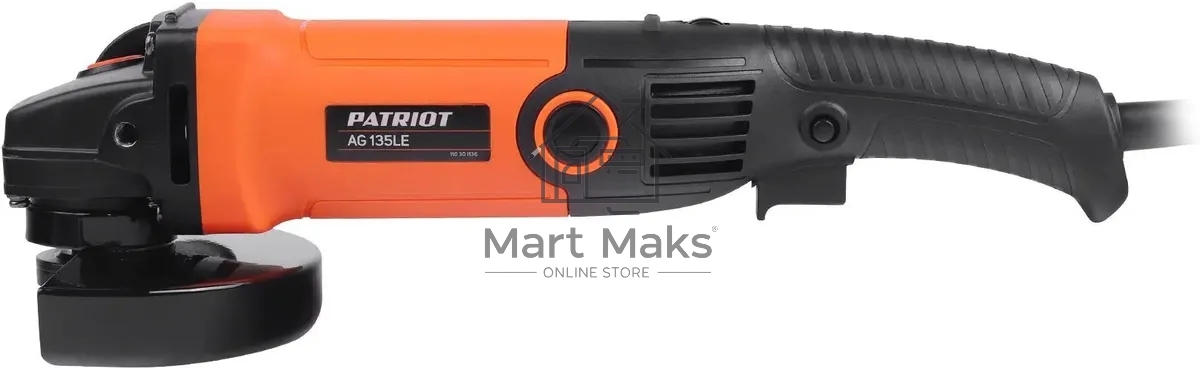 Углошлифовальная машина Patriot Optima AG 135LE 950Вт 11000об/мин рез.шпин.:M14 d=125мм (110301136)