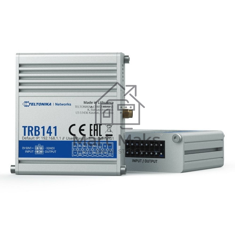 Промышленный LTE шлюз Teltonika TRB141 industrial rugged GPIO LTE gateway 4G (LTE) cat1 / 3G / digital i/o