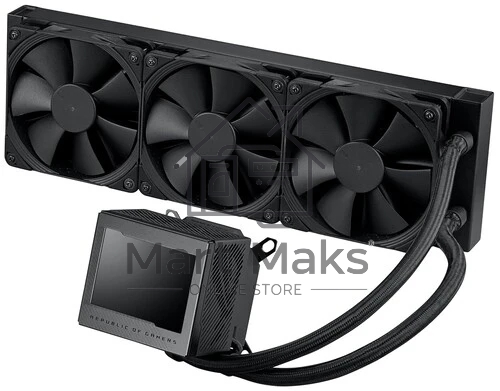 Жидкостная система охлаждения ASUS ROG RYUJIN III 360 90RC00L0-M0UAY0 черный 120мм алюминий+медь 2000rpm 30db 4-pin