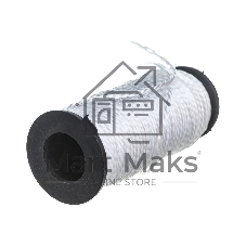 Шнур крученый полипропиленовый Сибртех 2 мм, L 50 м, 38 кгс, на катушке, белый