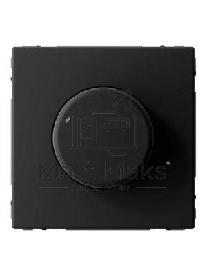 Светорегулятор поворотно-нажимной (диммер) ArtGallery LED RC 400Вт механизм карбон SE GAL001023