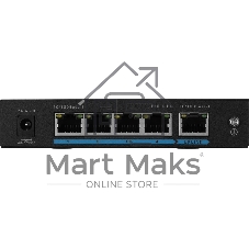 Коммутатор Falcon Eye FE-104POE-S, 4×100 Мбит/с PoE + 1×100 Мбит/с Uplink, неуправляемый