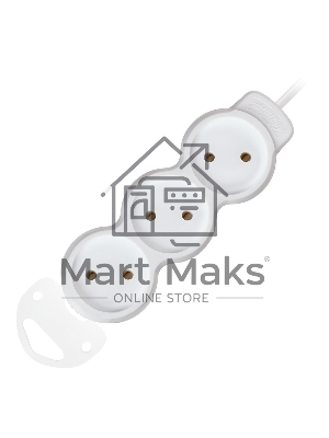 Удлинитель бытовой Smartbuy (SBE-10-3-1.5m-N) 3 гн х 1,5 м белый