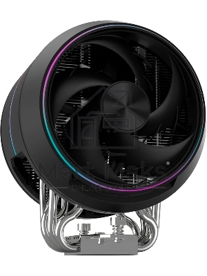 Кулер для процессора ZALMAN ZET5 черный, 5 HEAT PIPES, 4-PIN PWM, 600-2000 RPM, 30.4 DBA MAX, HYDRO BEARING, FULL SOCKET SUPPORT