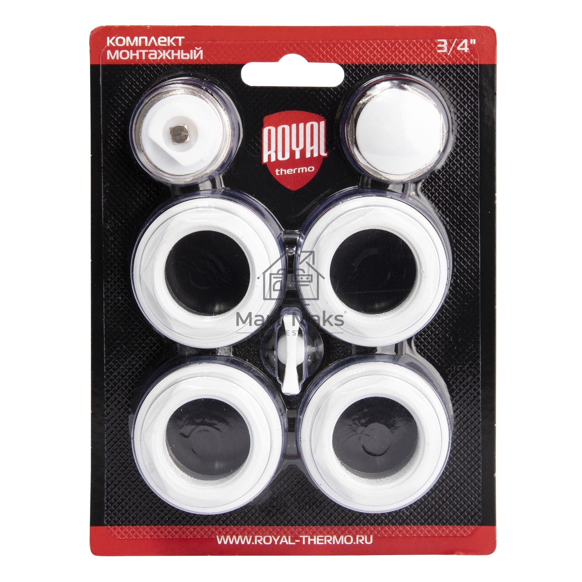 Комплект монтажный Royal Thermo 1”х 3/4