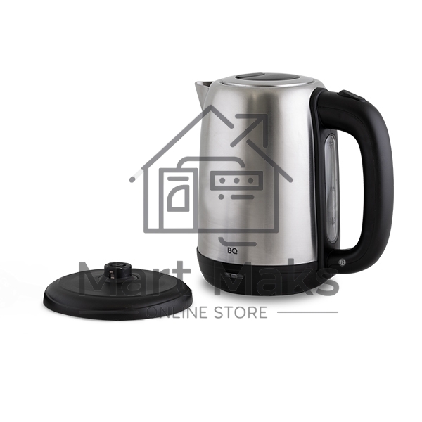 Чайник электрический BQ KT1821S черный/стальной, 2200 Вт, 1.7 л